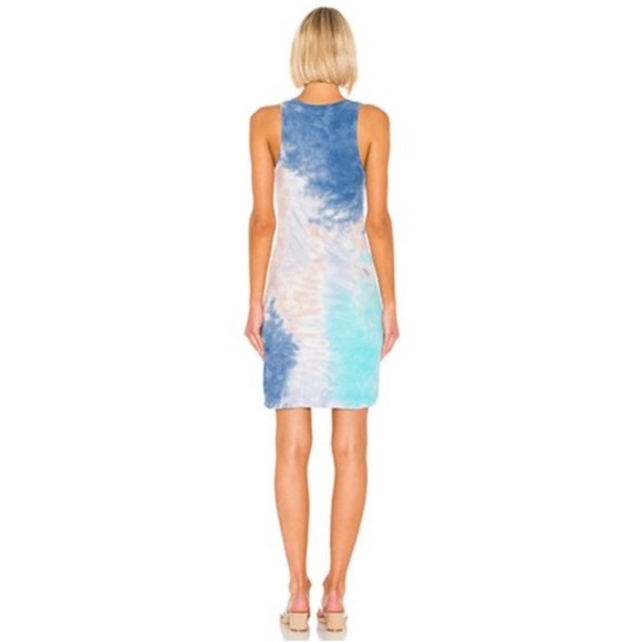 Michael Lauren Runner Sleeveless Mini Midi Dress Galaxy Wash - Picture 3 of 7